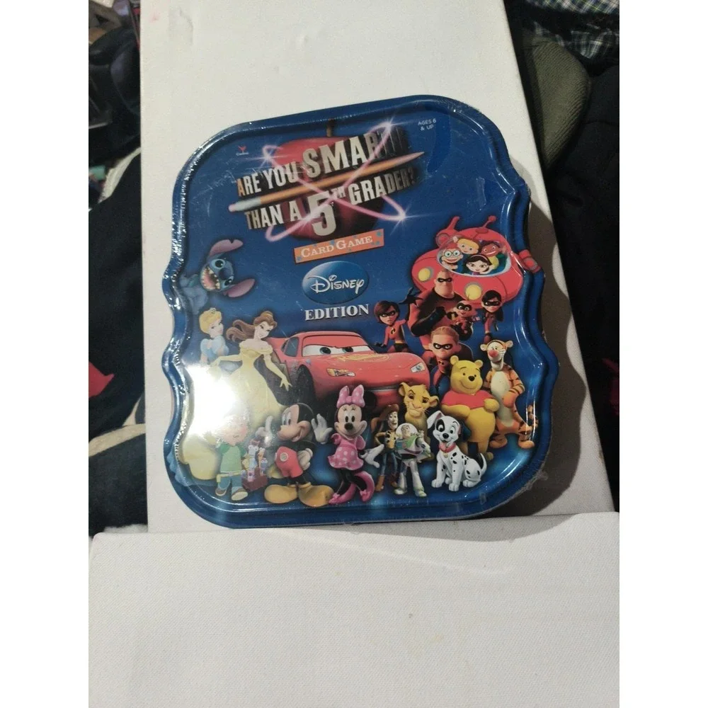 2007 Vtg  Are you smarter than a 5th grader card game Disney edition NEW Sealed
